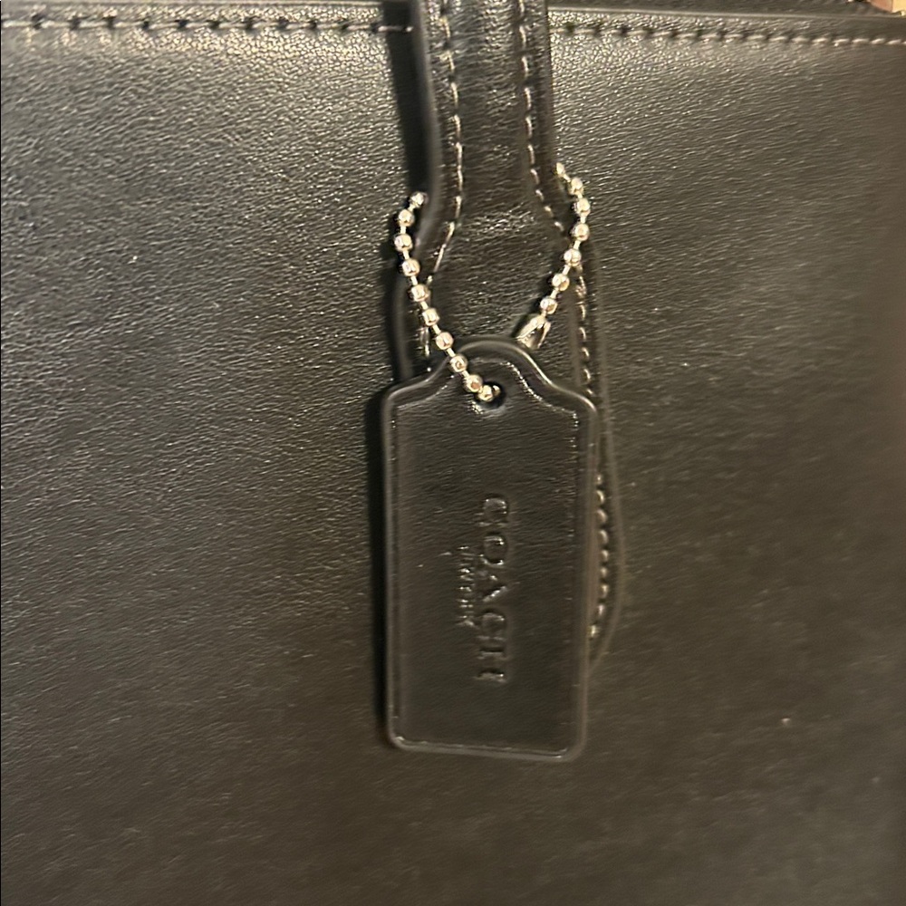 NWOT - Coach Black/silver Nina Tote for casual, business or travel. - Picture 8 of 10